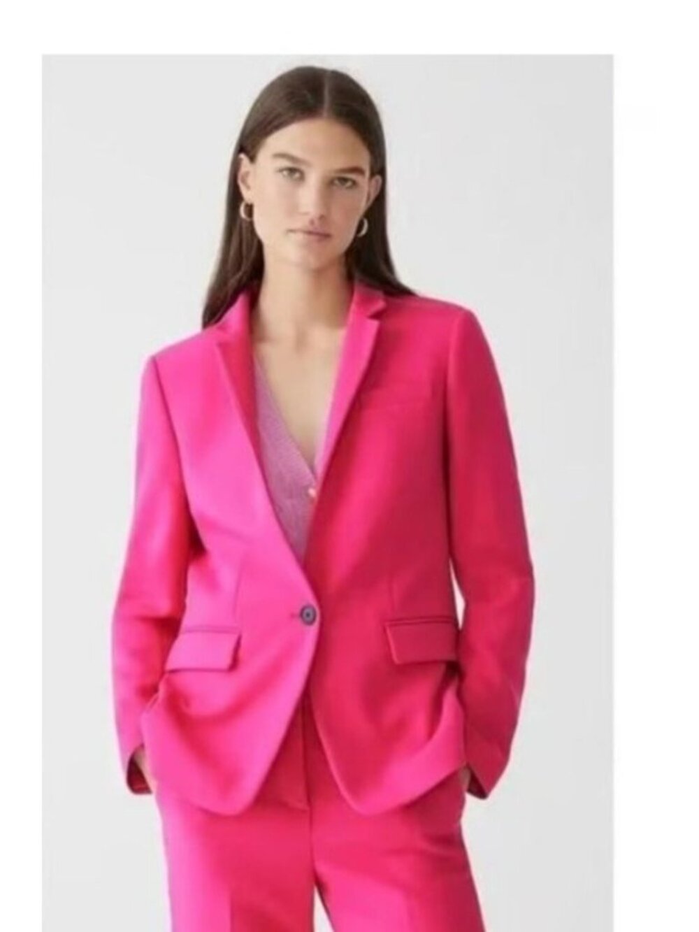 J. Crew Womens Regent Pink Blazer jacket size 6 Preppy academia Elle legally
